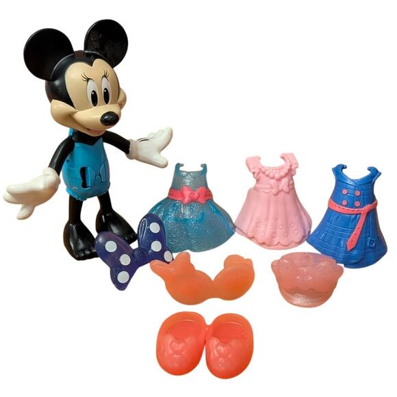 Minnie Mouse Dress Up Doll Snap N Style - Picture 1 of 5